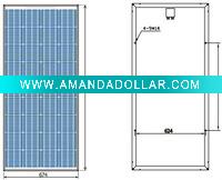 Wholesale OUMEIDE 130W polycrystalline solar panel