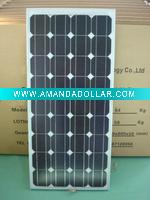 80W Monocrystalline silicon solar module