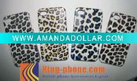 leopard design hard case for iphone4g mobile phone cover