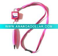 Wholesale Lovely Fashion ball pen mobile phone lanyard