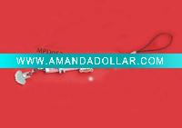 Wholesale shiny alloy mobile phone starp/aibaba express