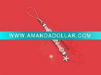 Wholesale DIY shiny alloy mobile phone starp/aibaba express