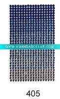 Wholesale celephone sticker decoration /Rhinestones blue color