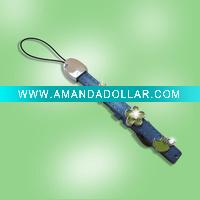 Wholesale shiny alloy mobile phone starp/aibaba express