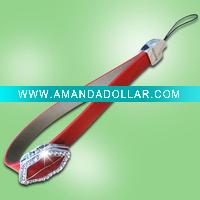 PU/leather mobile phone strap-LIPS