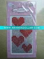 Wholesale Fashion mobile phone rhinestone sticker