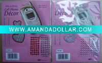 Wholesale Fashion mobile phone crystal sticker