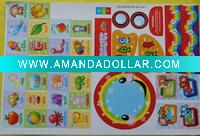 Wholesale PET clear phone sticker for decoration and promotion