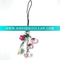 bead shaped Mobile Phone Chain