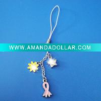 Wholesale novelty metal charms Mobile phone chain