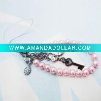 Wholesale Fashion bead Mobile Phone Chains