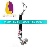 Wholesale Leather/PU mobile phone decoration