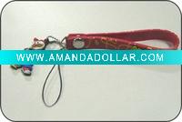 Soft PVC mobile phone straps