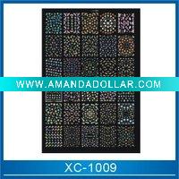 Wholesale colorful nail stickers (XC-1009)