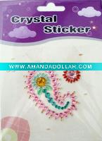 3D crystal sticker