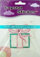 3D crystal sticker