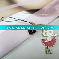 Wholesale Novelty cartoon mobile phone chain