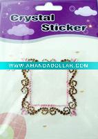 3D crystal sticker