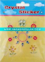 3D crystal sticker