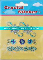 3D crystal sticker