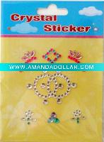 3D crystal sticker