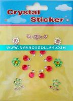3D crystal sticker