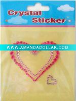 3D crystal sticker