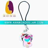Wholesale SHOE charms mobile phone chain