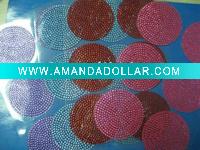 Wholesale New fashion crystal epoxy mirrror sticker