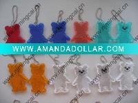 Hard reflector,reflective hanger,reflective bear key chain