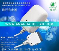 black mobile phone charger