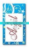 Wholesale fashionable jewellery Sticker (mobile phone sticker )