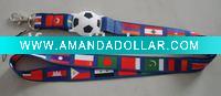 Wholesale world cup football and soccer lanyard