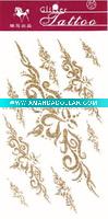 glitter body sticker