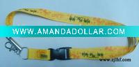 Mzone sublimation printed whistle lanyard
