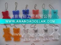 EN13356 reflective hanger, reflective toy, reflective badges,key chain