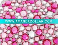 Wholesale Hot Sale Gitter Adhesive Rhinestone