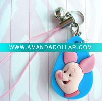 Wholesale Soft pvc Mobile Phone Pendant(fashion gift)
