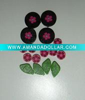 Wooden mobile phone ornament