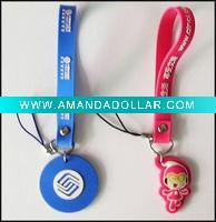 Soft PVC mobile phone charms