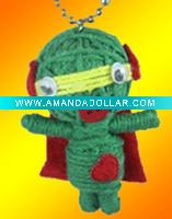 weave voodoo doll pendant