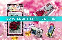 Wholesale Rose Bling rhinestone sticker