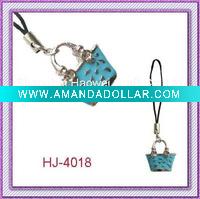 Wholesale Enamel Handbag Cell Phone Chain