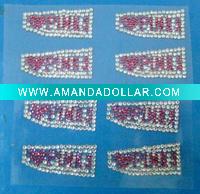 Wholesale New fashion crystal stickers