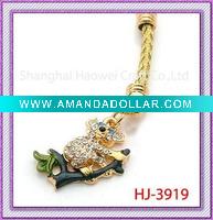 Gold Mobile Phone Charm