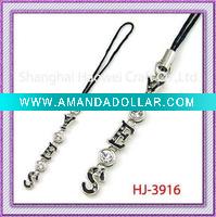 Initials Mobile Phone Charm