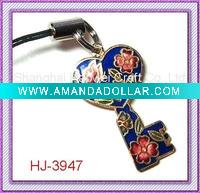 Enamel Mobile Phone Chain