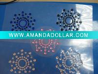 Wholesale New fashion breast crystal sticker