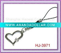 Heart Cell Phone Charm