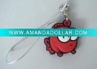 Wholesale 2011/pvc mobile phone pendant